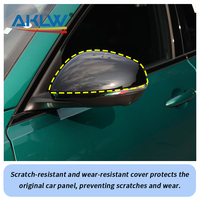Accessoires d'extérieur en fibre de carbone véritable Coque décorative de rétroviseur extérieur pour Alfa Romeo Tonale