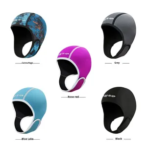 2MM Unisex caldo nuoto e subacquea con stampa mimetica stile personaggio stampa digitale cappello nero corto - Product Image 2