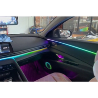 Iluminación Ambiental Interior para Automóvil Symphony LED Mejorada para Hyundai Elantra 2021-2015, Accesorios de Decoración con Tiras Atmosféricas