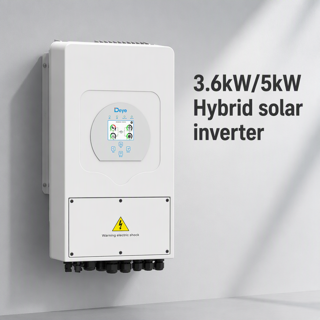 Deye Top Brand Hybrid Inverter 3.6kw 3600w 5kw 5000w Single Phase Inverter for Home Solar Energy System