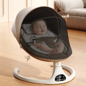 Silla Mecedora Eléctrica para Bebés, Juguete Relajante, Cuna para Dormir Recién Nacidos, Material Suave para la Piel, Compartimento Relajante Saludable, 220V, 2 Años de Garantía - Product Image 1