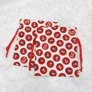 Sac à cordon en coton léger personnalisé avec logo OEM, lavable, pour emballage cadeau, rangement de chaussures - Product Image 4