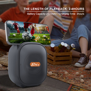 Zqs D21 K12 Mini Bt Karaoke Loa Trẻ Em RGB LED Chiếu Sáng Không Dây Nhà Hệ Thống Karaoke Microphone Có Tính năng Âm Bass Âm Thanh - Product Image 3