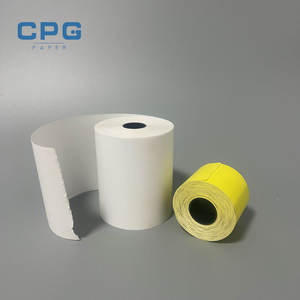 Wholesale Thermal <b>Paper</b> 80x70mm 70gsm BPA Free Thermal <b>Paper</b> Jumbo Roll for Restaurant Gas Station Retail POS - Product Image 1