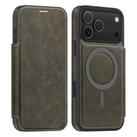 Étui pour iPhone 17 Pro Max avec portefeuille magnétique, nouveau style, étui à rabat en cuir pour iPhone 17 Pro Max, pour femmes, protection intégrale