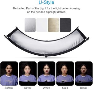 Réflecteur de lumière à coquille 180x60cm Arclight Diffuseur de lumière incurvé pour la photographie Tournage - Product Image 3