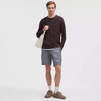 Sweat-shirt unisexe Joymay personnalisé en coton 100% - Pull en molleton épais - Tricot gaufré - Imprimé et brodé - Haute qualité