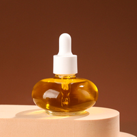 Flacon compte-gouttes en verre vide personnalisé de 30 ml pour parfum, flacon cosmétique en verre pour sérum visage avec boîte, flacon compte-gouttes en verre pour sérum