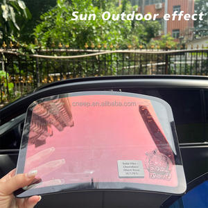 Rosso fantasma camaleonte 78% VLT auto anteriore parabrezza posteriore tinta pellicola di protezione solare UV blocco di calore pellicola a prova di esplosione - Product Image 3
