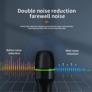 Micrófono condensador con cable USB para Karaoke, dispositivo de grabación para juegos de escritorio, <span class=keywords><strong>vlogging</strong></span>, YouTube, vídeo en vivo - Product Image 4