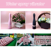 Wassersprüh-Vaginalvibrator mit Stoßfunktion Multifunktional Große Kapazität 45ml/200ml/350ml Wasserdicht & USB-Aufladbar