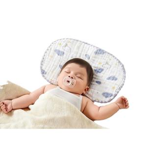 Almohada para Bebé en Forma de Nube, de Algodón Puro y Transpirable, Anti-regurgitación, para Recién Nacidos, Octubre Crystallized - Product Image 2