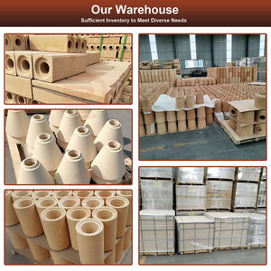 Control de flujo de metal refractario prensado en seco ladrillos de fuego para fundición de aleación de hierro/acero - Product Image 5