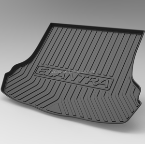 현대 Elantra 2012 대 한 자동차 부트 라이너 방수 및 스크래치 방지 TPE 트렁크 매트-2020 액세서리 - Product Image 4