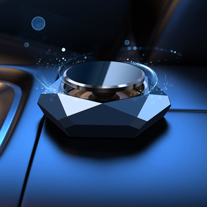 Diffuseur automatique de parfum naturel pour voiture en alliage de zinc, vente en gros en Chine 2024, avec coussin antidérapant, fraîcheur longue durée 1 an - Product Image 4