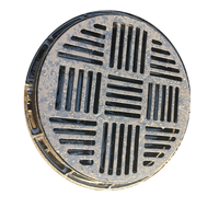 Grille de drainage carrée en fonte ductile OEM, couvercle de regard EN124 D400 C250, couleur personnalisée