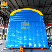 Toboggan aquatique gonflable géant pour enfants et adultes, usage commercial, toile en PVC de 0,55 mm, résistant aux chocs, taille/couleur personnalisable, garantie 3 ans