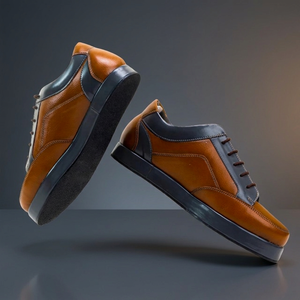 Chaussures habillées de luxe élégantes pour hommes en similicuir PU de haute qualité, imperméables, légères, respirantes, non-animales, rehaussantes - Product Image 3