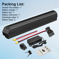 Batterie de vélo électrique Reention Dorado Plus 48V 13Ah 17Ah 17.5Ah pour GUNAI MX03 CMACEWHEEL TP26 Fat E-MTB Ebike
