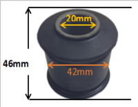 Silentbloc de suspension en polyuréthane personnalisé, silentbloc de barre stabilisatrice, amortisseur en PU, tampon en caoutchouc pour bus et camion