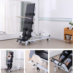 Soins infirmiers pour patients paralysés subissant une thérapie avec un lit d'électrokinésiologie inclinable, équipement de physiothérapie - Product Image 2