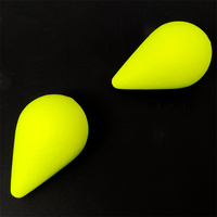 Flotteurs de pêche à la mouche en mousse jaune E[s, type crème glacée, pour montages de pêche