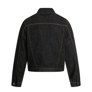 Vestes en jean amples style motard, en denim brut haut <span class=keywords><strong>de</strong></span> gamme, rétro américain, collection automne/hiver, pour hommes et femmes, vente en gros - Product Image 3