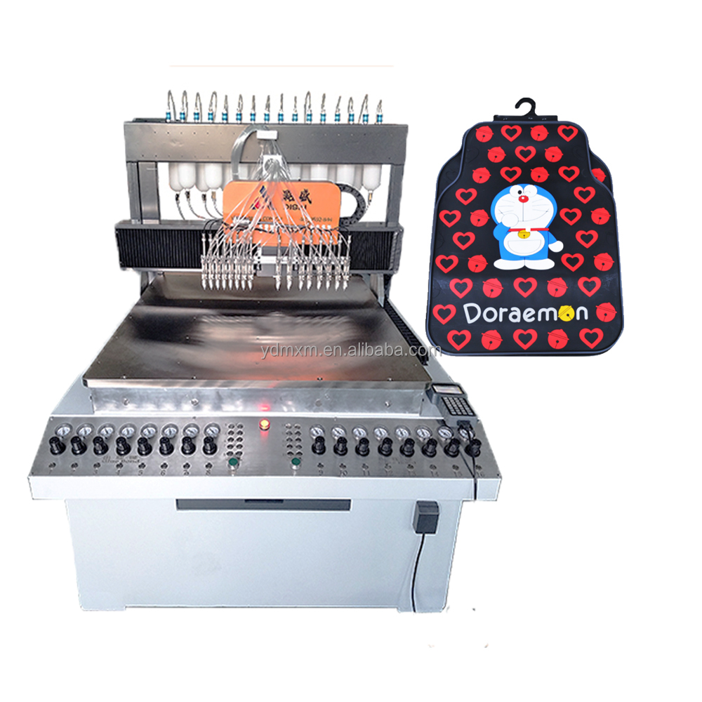 Простота в эксплуатации мягкий Pvc автомобильный коврик ковер автомобиля машина для изготовления пластиковых экструдеров 16 машина диспенсер для краски