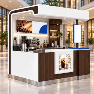 Quiosco de Café Personalizado para Centro Comercial, Puesto de Café para Interiores, Quiosco de Venta de Café en Centro Comercial - Product Image 5