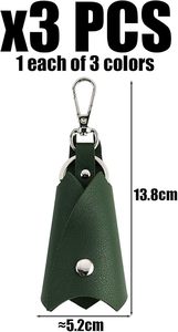 Étui à clés créatif en forme de coupe-vent, accessoires intérieurs de voiture, <span class=keywords><strong>pochette</strong></span> organisatrice de clés en cuir PU pour hommes et femmes, livraison rapide - Product Image 2