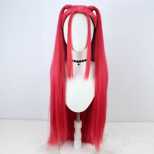 Nouvelle Perruque Cosplay Anime KPOP Style Violet Tressé 2026 avec Cuir Chevelu Réaliste en Fibre Haute Température pour Femme – Vente en Gros - Product Image 6