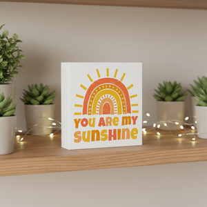 Panneau en bois 5x5 pouces, Décoration estivale, Citations sur le soleil, Cadeaux soleil, Décorations d'été pour la <span class=keywords><strong>maison</strong></span> et le bureau - Product Image 6