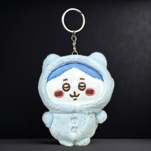 Customizable Cartoon Plush Keychain Charms with Key Ring Cute Gift for Friends Children Birthday