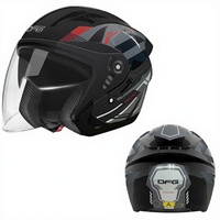Casco de Motocicleta Eléctrico con Certificación 3C, Media Cara, Carcasa de ABS, Certificación DOT, Color Personalizado, Espuma Cómoda y Ventilada