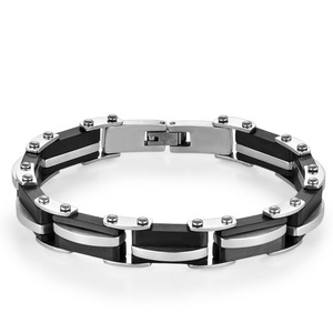 Fashion Hip Hop Stainless Steel Bracelet Vintage Wrist Chain Jewelry For <b>Men</b> Wholesale - Product Image 4