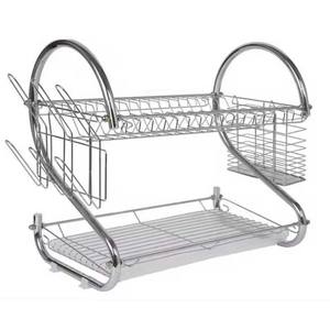 BX, gran oferta, y tendedero <span class=keywords><strong>escurridor</strong></span> <span class=keywords><strong>de</strong></span> <span class=keywords><strong>platos</strong></span> <span class=keywords><strong>de</strong></span> cocina, soportes y estantes <span class=keywords><strong>de</strong></span> almacenamiento <span class=keywords><strong>de</strong></span> alambre <span class=keywords><strong>de</strong></span> Metal - Product Image 2