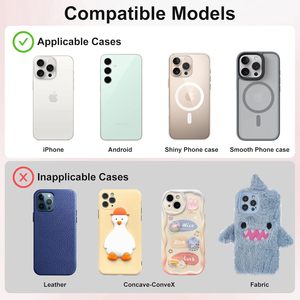 Support adhésif pour téléphone portable en silicone compatible iPhone et Android, fixation par ventouse, maintien solide pour selfies et vidéos - Product Image 6