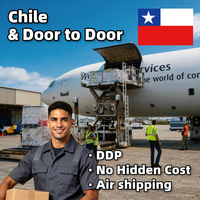 Agente de Envíos Alibaba-Express Chile DDP Carga Aérea Precio Fijo Entrega Rápida Sin Costos Adicionales Servicio de Transporte de Mercancías