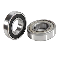 Bearing Presisi C3 P0 Berkualitas Tinggi Bersertifikasi ISO9001 Asli Industri 6200 6201 6202 6203 6204 6205 6206 RS1 2Z Alur Dalam
