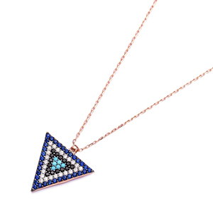 Triangle Turc En Gros La Main 925 Bijoux En Argent Sterling De Mode et Élégant Pendentif - Product Image 2