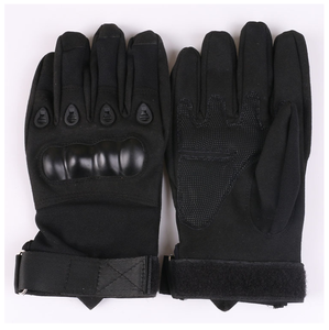 Gants tactiques DFTG201 pour sports de plein air, équitation, camping, à doigts entiers, avec protection des articulations, couleur kaki, vert sport, noir, en stock - Product Image 3