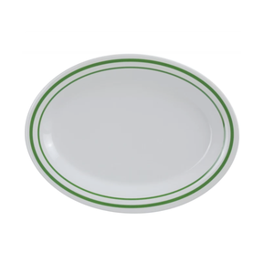Piatto Ovale A5 in Melamina <span class=keywords><strong>Pine</strong></span> Tree da 9 Pollici, per Ristorante, Piatto Principale, Bistecca, Pesce e Patatine Fritte, Cena, Pranzo, Colazione, Piatto Popolare - Product Image 1