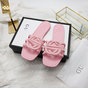 Nuove pantofole estive scarpe da <span class=keywords><strong>donna</strong></span> stile europeo e americano <span class=keywords><strong>moda</strong></span> semplici e versatili <span class=keywords><strong>sandali</strong></span> da <span class=keywords><strong>donna</strong></span> comodi - Product Image 4