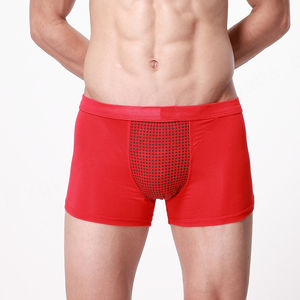 Sous-vêtements pour hommes les plus récents personnalisés Boxer slips taille moyenne à haute élasticité plaine pleine taille sous-vêtements pour hommes Boxer - Product Image 1