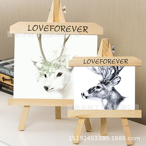 Cadre photo en bois rectangulaire, support de table en bois massif pour bureau et salon, orientation horizontale - Product Image 5