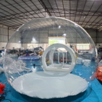 Maison de fête pour enfants en plein air maison gonflable en cristal clair Igloo dôme bulle gonflable maison à bulles