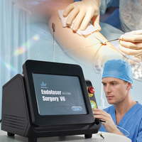 Appareil de traitement laser EVLT pour varices endoveineuses, laser diode 980nm1470nm, élimination des varices des jambes
