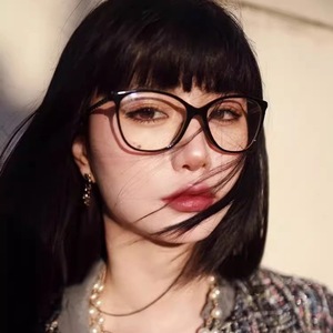 Monturas de Gafas de Ojo de Gato con Aro Completo, Lentes de Resina con Protección Anti Luz Azul, Ligeras y Modernas para Mujer, Gafas de Lectura - Product Image 5