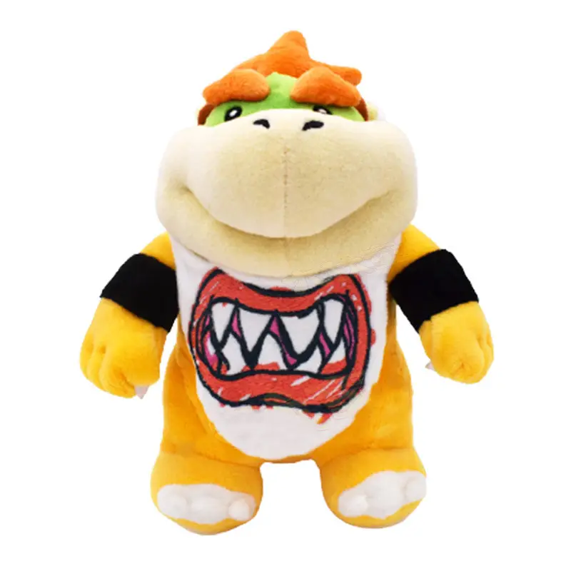 Petite posture debout Jr Bowser Dragon de feu II peluche poupée BB Bowser garçon Mario Louis Bowser Jr. poupée jouet