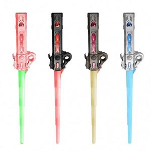 2 sables de luz LED para niños, espadas láser Jedi con luces intermitentes que brillan en la oscuridad para niños - Product Image 1